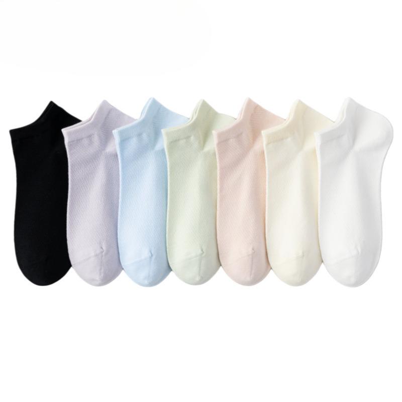 Pure Cotton Socks - Children's Summer Lightweight Short Socks 10A - Anti-bacterial and Odor-resistant Cotton Stockings, Cotton Socks