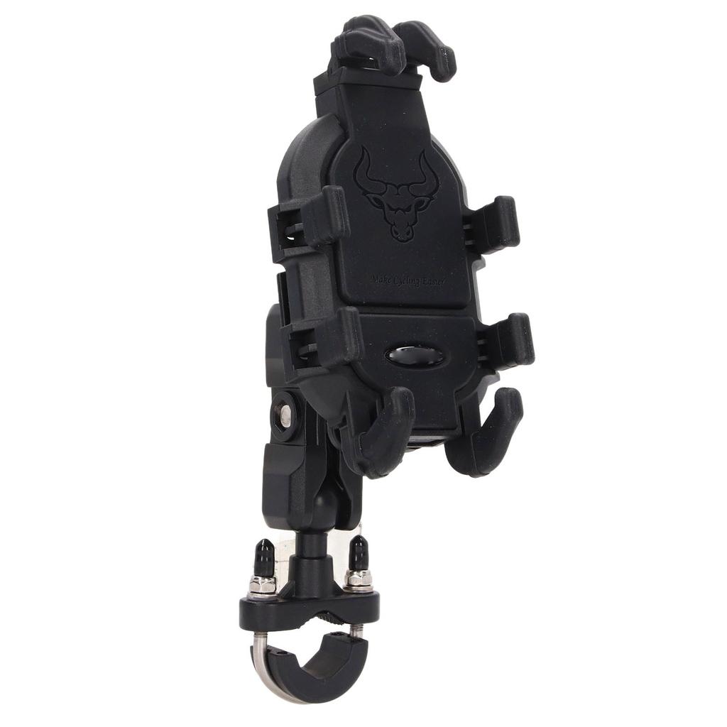 Bike Mobile Phone Holder U Shape Aluminum Alloy Shock Absorption Cycling Accessory for Electric Bike Motorbike Handlebar