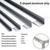 1pcs Aluminum Alloy Z-shaped Strip 10/15/20/22mm Durables and Versatile Decorative Device