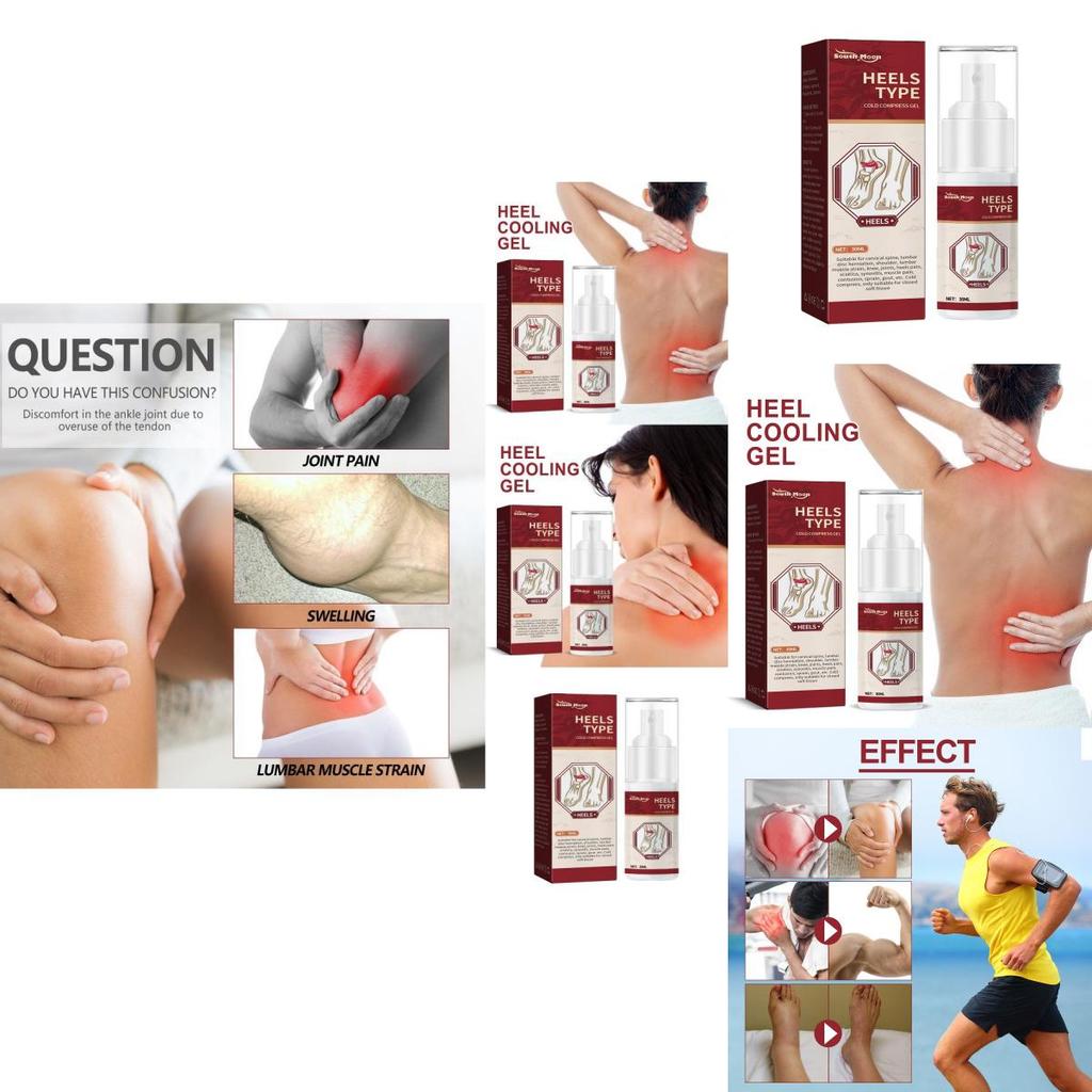 South Moon Foot Heel Cooling Gel Pain Relief For Sore Feet And Joint Discomfort 30ml