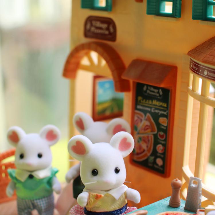 [Sylvanian]5308-Marshmallow Mouse Family