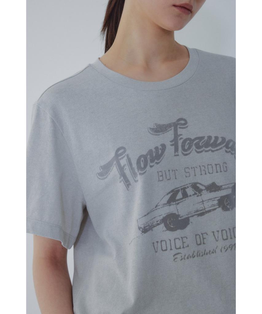 Bobeu Racing Graphic Pigment T-Shirt_Light Khaki 7156240005