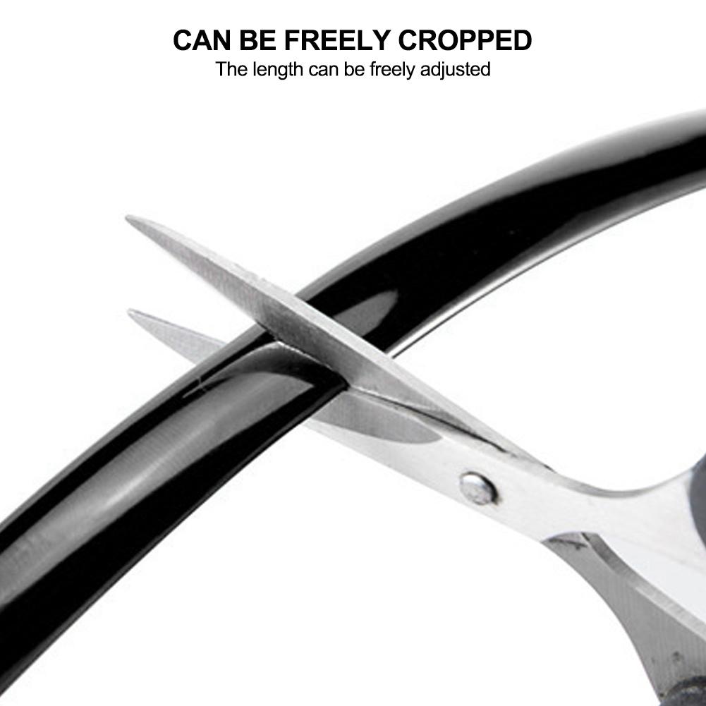 Car Exterior Glossy Black Body Strip Bumper Door Protective Moulding Styling Trim Sticker 6mm 8mm 10mm 12mm 15mm 20mm 30mm