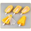 5Pcs Reusable Ice Cream Making Tools Silicone Ice Lolly Mold Household Popsicle Moulds
