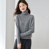 Srcr Women's 100% Cashmere High-Neck Hollow Knit Sweater