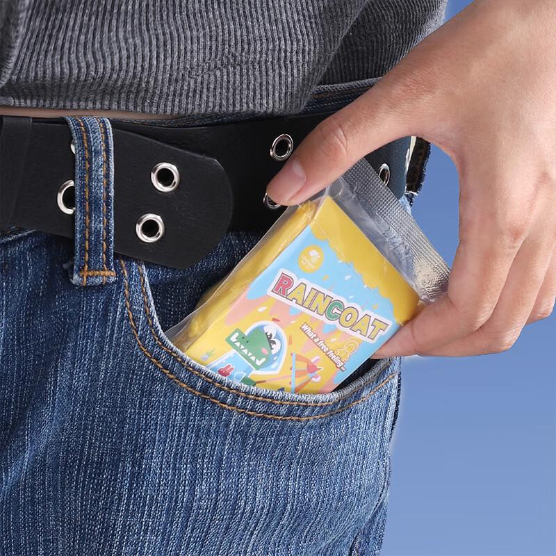 Lemonkid Disposable Card Raincoat - 7 Pack