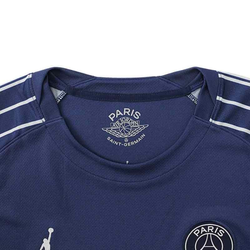 Jordan Logo Letter Crew Neck Long Sleeve T-Shirt Men Tops Navy HJ0867-493