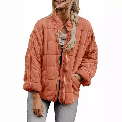 Autumn Women Parka Coat Black Solid Long Sleeve Pocket Jacket Female Coat Spring Trendy Padding Fashion Casual Lady Clothes