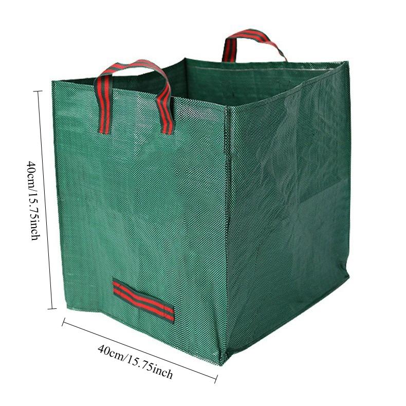 60/125L Heavy Duty Garden Storage Bag, Puncture Resistant Reusable Lawn Leaf Bag with Reinforced Handles,Leaf Collection Bag