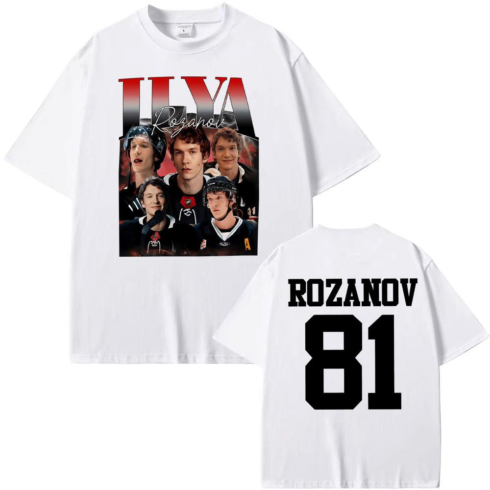 Ilya Rozanov 81 Heated Rivalry T Shirts Men Women High Quality Comfort Oversized T Shirt Vintage Summer Trend TShirt Streetwear