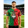 Herremode 3D-printet Herre T-shirt Rund Hals Kort Ærme Trendy Streetwear