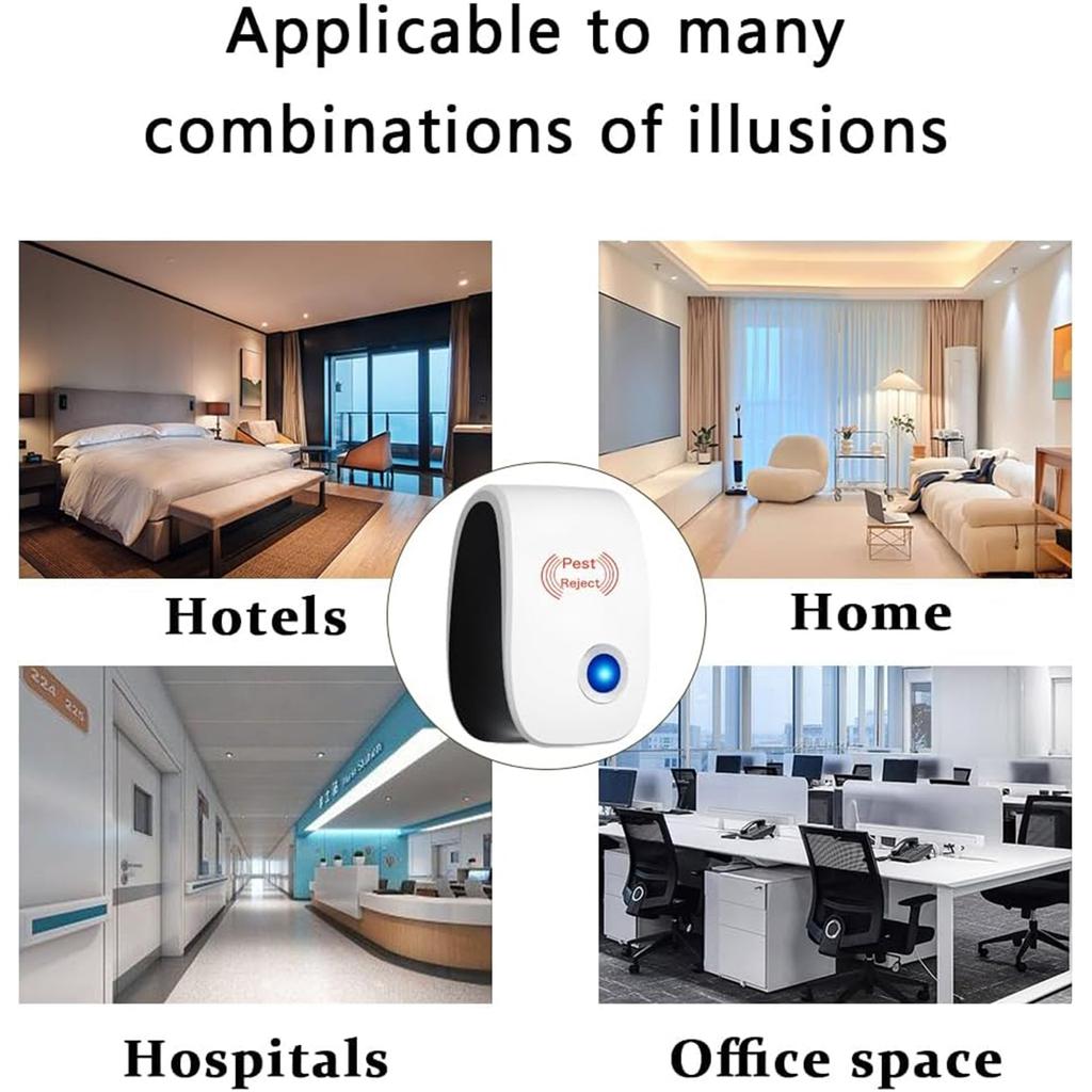 1PCS Electromagnetic Mosquito Anti Mouse Insect Repeller Rat Cockroach Household Pest Reject Repellent Electronic Ultrasonic