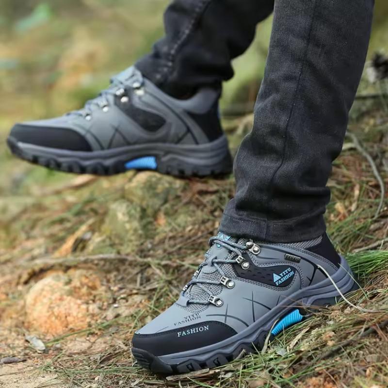 Men's Boots Non-slip Outdoor Hiking Shoes Comfortable Man Running Shoes Lace Up Platform Men Sneakers Plus Size 39-47 Zapatillas