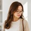 Stylish Blue Light Blocking Reading Glasses for Men and Senior PC RESA Reading Glasses Demi [Curvy's] Women, Glasses, Glasses, +1.00 01.