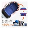 Amifun Travel Compression Bag, Travel Pouch, Compression Bag, Storage Pouch, Zipper, Convenient Goods for Business Trips, Compression Saves Clothes