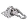 2Pcs Stainless Square Heavy Duty Ceiling Hook Wall Mounted Hook For Yoga Swings Hammocks Bracket Hardware Tools