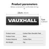 For Vauxhall Car Logo Seatbelt Shoulder Protector Cover Carbon Fiber Safety Belt Accessories VXR8 Insignia Vivaro Zafira Combo