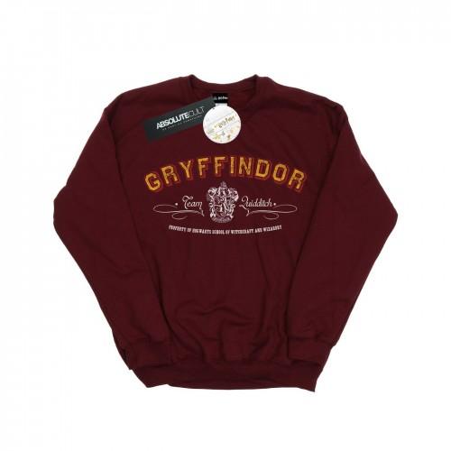 Harry Potter Womens/Ladies Gryffindor Team Quidditch Sweatshirt XXL burgundy
