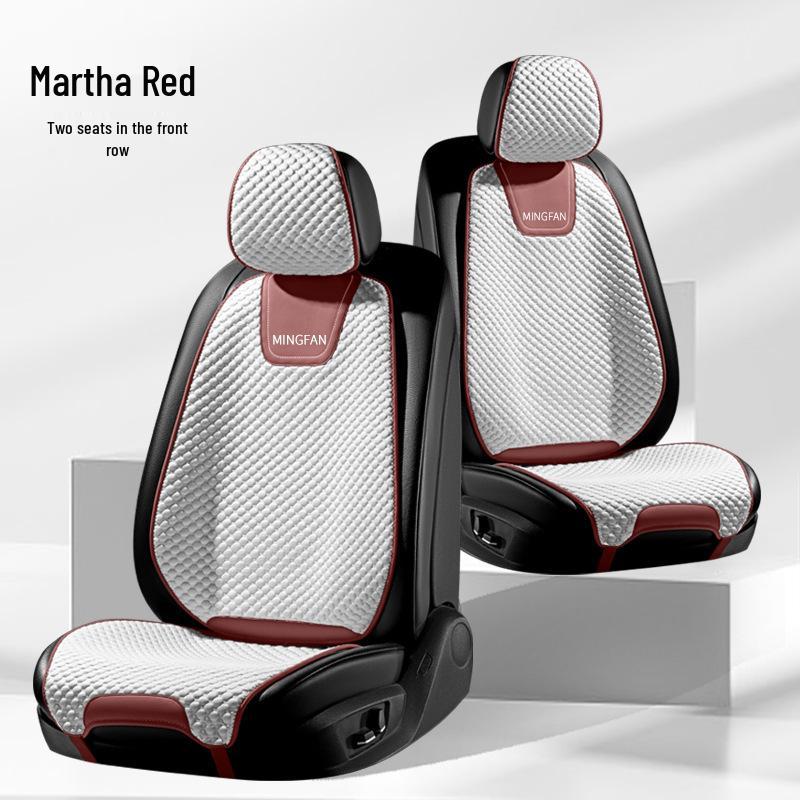 Universal Four Seasons Car Seat Cushion - Breathable, Small Waist Design for Summer and Winter Comfort