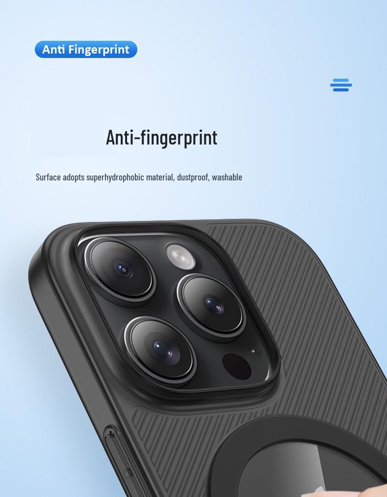 Compatible Magnetic Phone Case for iPhone 16, 16 Pro Max, 15 Pro, 14, 13 - Transparent and Simple Design.