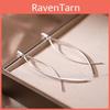 Fashionable Copper Earrings Geometric Elements Cross Fish Tail Design Summer 2023