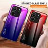 For Xiaomi Redmi Note 14 4G (163.25mm) Etui Ripebestandig Herdet Glass+PC+TPU Telefondeksel