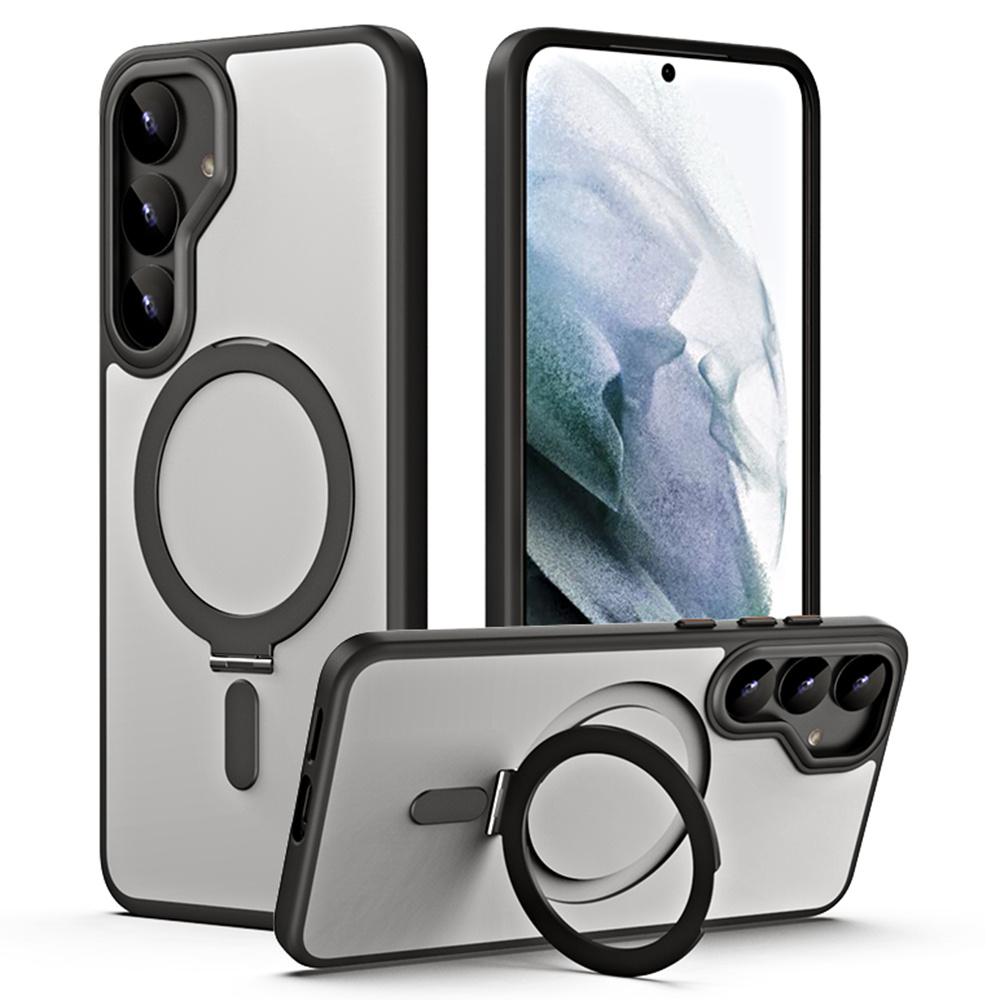 For Samsung Galaxy S25+ Case Compatible with MagSafe TPU+Acrylic Kickstand Phone Cover