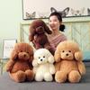 Adorable Teddy Dog Plush Toy Cute Sitting Puppy Doll For Girls Soft And Cuddly