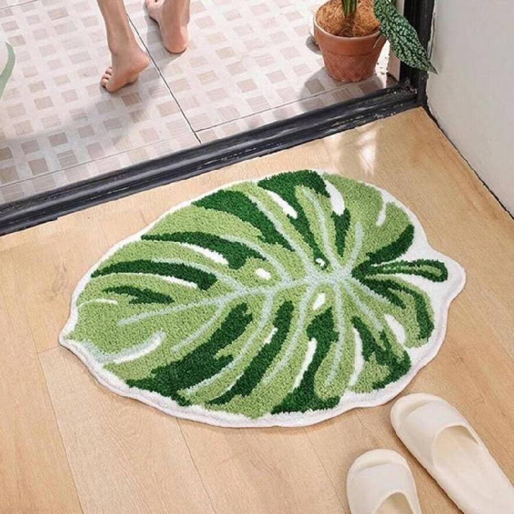 Modern Bathroom Door Mat Super Absorbent Machine Washable NonSlip Shower Floor Mat for Kitchen Bathroom Home Furnishing Rug