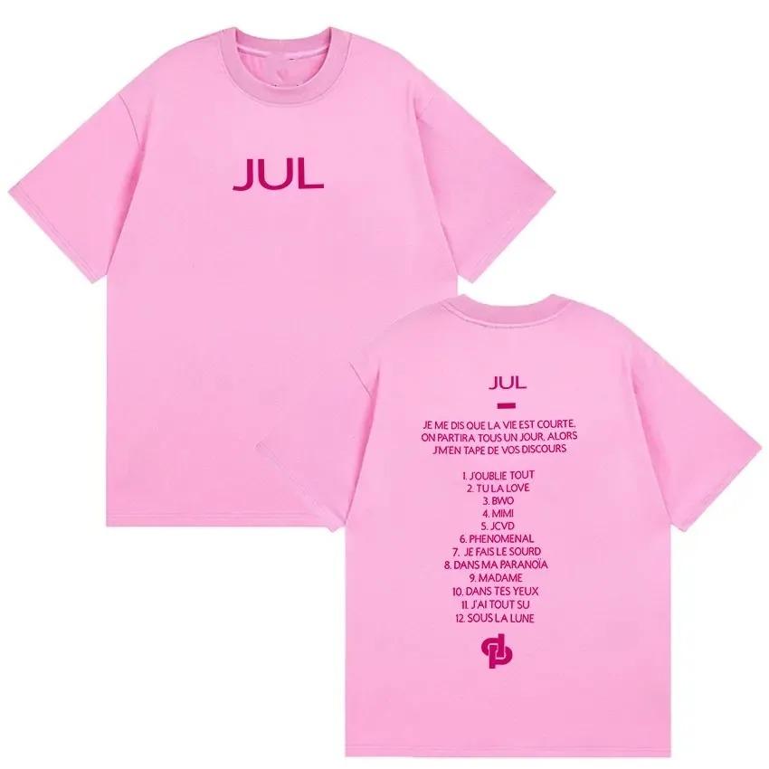 Jul Summer Cotton TShirt New Album July 2026 DoubleSided Printed TShirt Unisex Vintage Harajuku Style Loose TShirt Y2K
