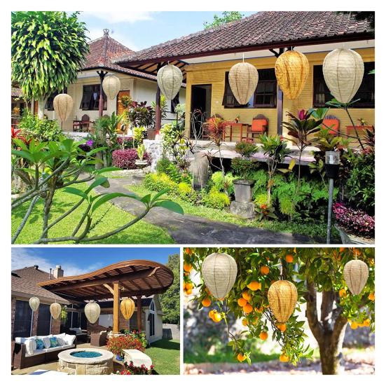 Wespennest-Lockvogel, zum Aufhängen, Bienenabwehr, Papierlaterne, 22 x 28 cm, Antrieb, Bienenstock, Wirbeltuch, umweltfreundlicher Edelstahl, für den Haus- und Gartenbereich