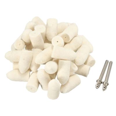 Power Tool-47Pcs/Set Wool Felt Polishing Wheel Grinding Pad Rotary Felt With Conecting Rod