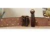 Korean Style Double Pin Buckle Leather Belt for Men - Genuine Cowhide Retro Youth Jeans Waist Belt