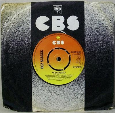 7-Zoll Schallplatte BOZ SCAGGS - Lido Shuffle SCBS5136 CBS 1976 UK Rock Gebraucht