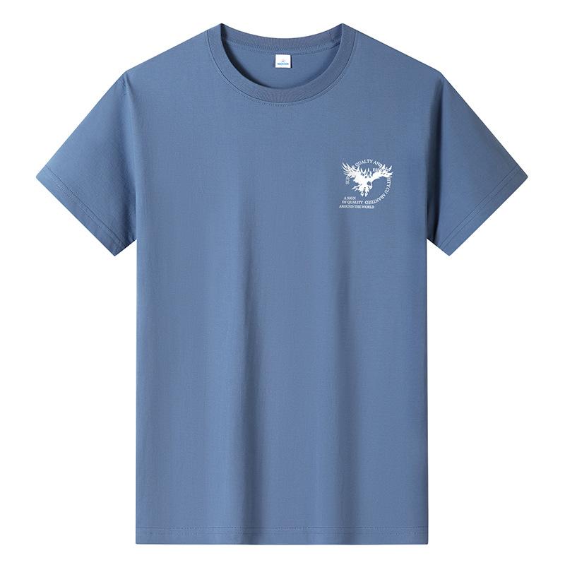Large Size Pure Cotton Men T-shirt Short-sleeved Boys Tee KTB