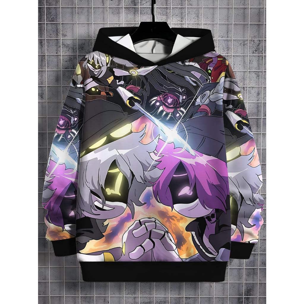 Murder Drones Sezon Nadruk 3D Na Wszystkie Sezony Dziecięca Bluza Casualowa Fajne Pulowery Unisex Ubrania Chłopięce Dziewczęce Bluzy z Kapturem