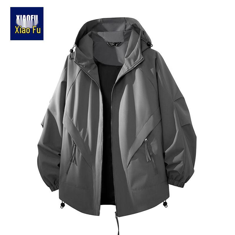 

Мужская повседневная куртка с капюшоном для улицы XL