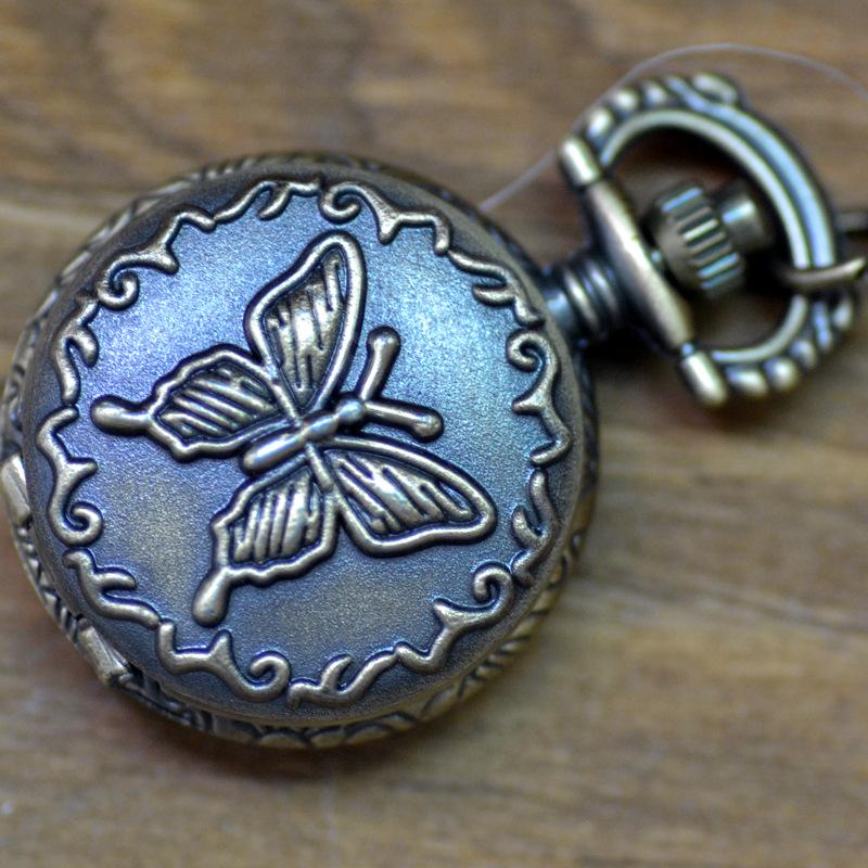 Retro Pocket Watch Men's and Women's Necklace Watch