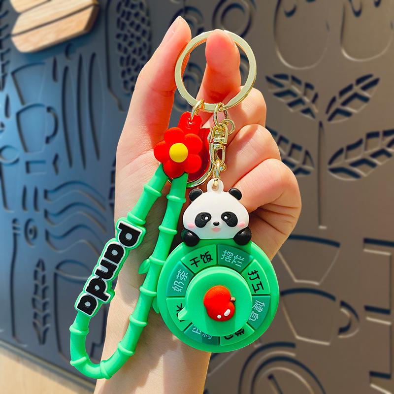 Брелок-вертушка Панда - Милая мультяшная кукла-подвеска для сумки, Креативный подарок-игрушка No Specification