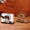 Rose Metal Napkin Holders Stable Paper Towel Container Tissue Storage Rack  Home Decor