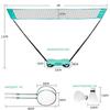Portable Folding Badminton Net Stand Kit
