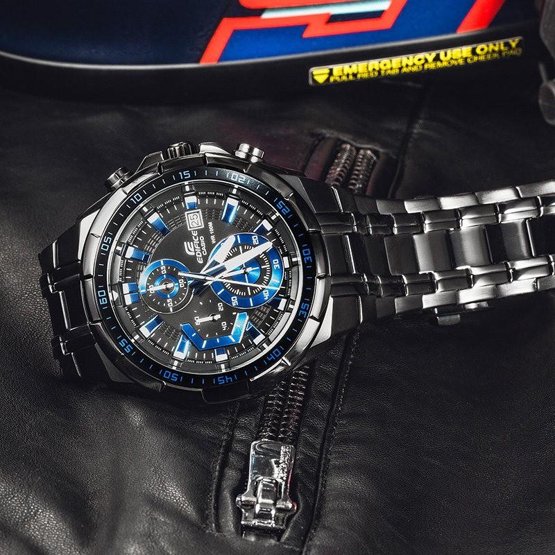 CASIO Men EDIFICE Black Watch EFR-539BK-1A2 EFR-539BK-1A2