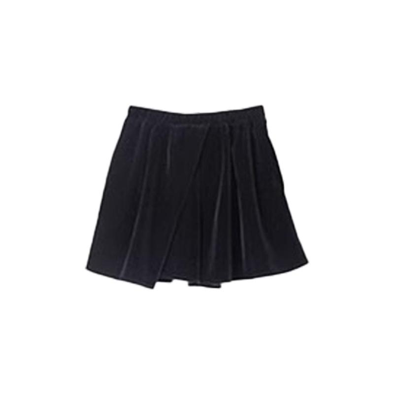 

Комплект из двух предметов: шерстяное пальто в стиле соль и бархатная миди-юбка - Модный весенне-осенний ароматный уличный стиль этого года S