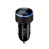 3.1A Dual Usb Car Charger 2 Ports Lcd Display 12V Car Cigarette Socket Lighter Car Phone Charger for Iphone 13 14 Pro Samsung