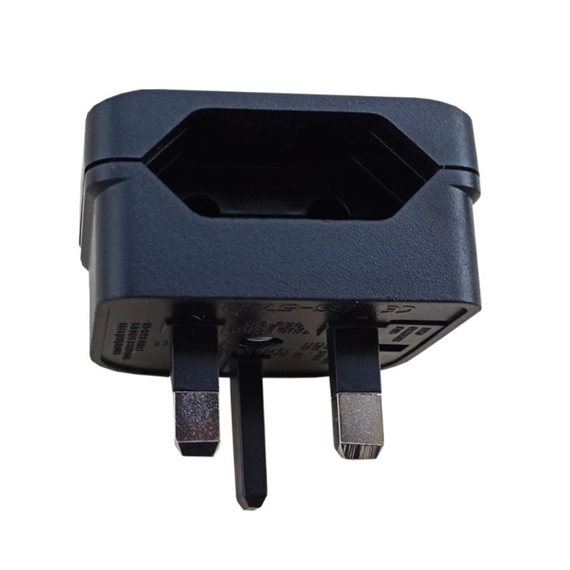 2er-Pack EU- auf UK-Steckeradapter EU 2-polig auf UK 3-polig Steckdosenkonverter EU auf UK Steckeradapter EU Steckeradapter