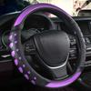 Sweet Heart Design Steering Wheel Wrap - Durable PU Leather, Anti-Slip Inner Circle, Fits Most Vehicles