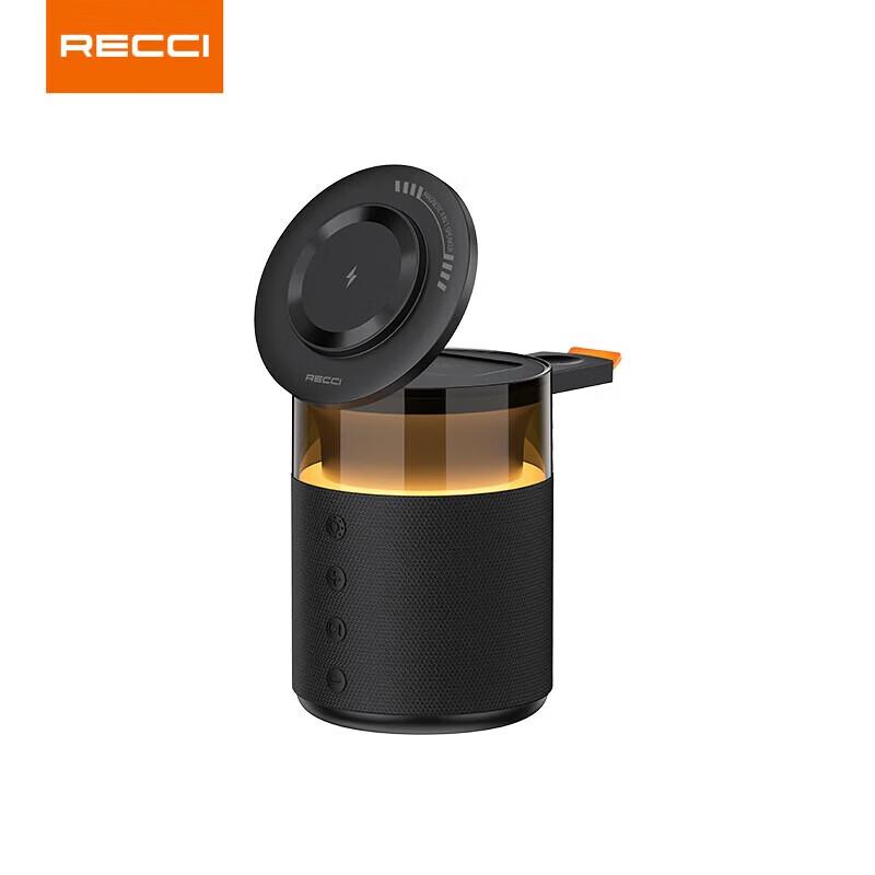 Recci RCW-51 5-in-1 Wireless Charging Bluetooth Speaker CN Plug (adapter Included)