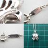 [Pre-owned] TIFFANY/Tiffany 925 Signature Cross Pendant/Necklace/j88-9