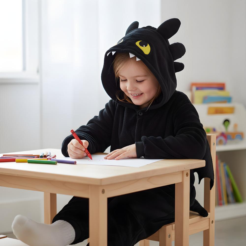 Pijama Mono Kigurumi Disfraz Toothless Niños 95-105Cm