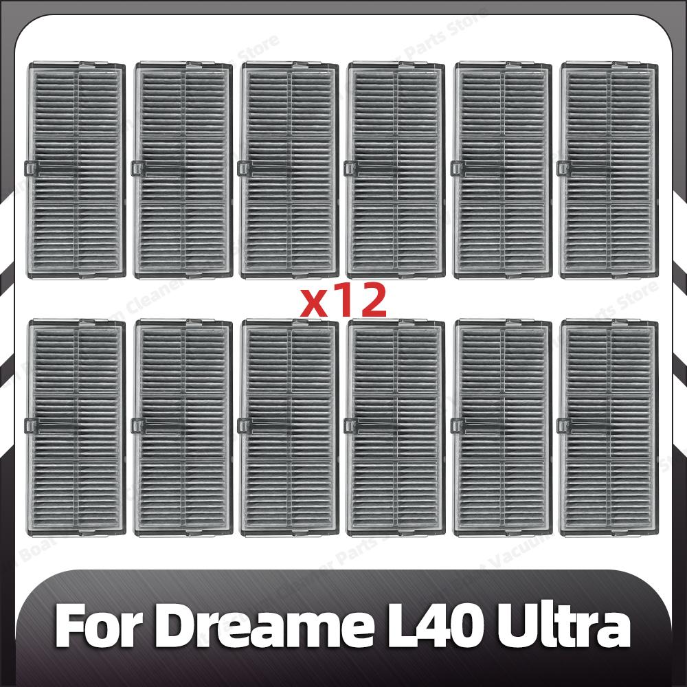 Compatible for Dreame L40 Ultra Replacement Main Side Brush HEPA Filter Mop Pads Spare Parts Accessories